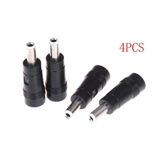 4pcs 5.5x2.1mm Female to 5.5x2.5mm Male DC Power Plug Connector Adapter