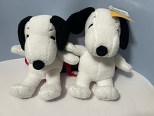 Brand New With Tags Two Peanuts Snoopy Plush Backpacks Original 14 Inch