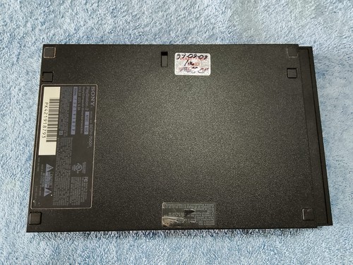 Sony PlayStation 2 PS2 Slim Black Console SCPH-75001 w/ Controller & Mem. Card - Picture 7 of 22