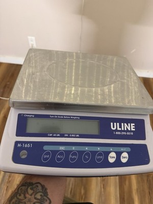 Uline H-1651 Easy-Count Scale 60 lbs x .002 lb Counting Scale