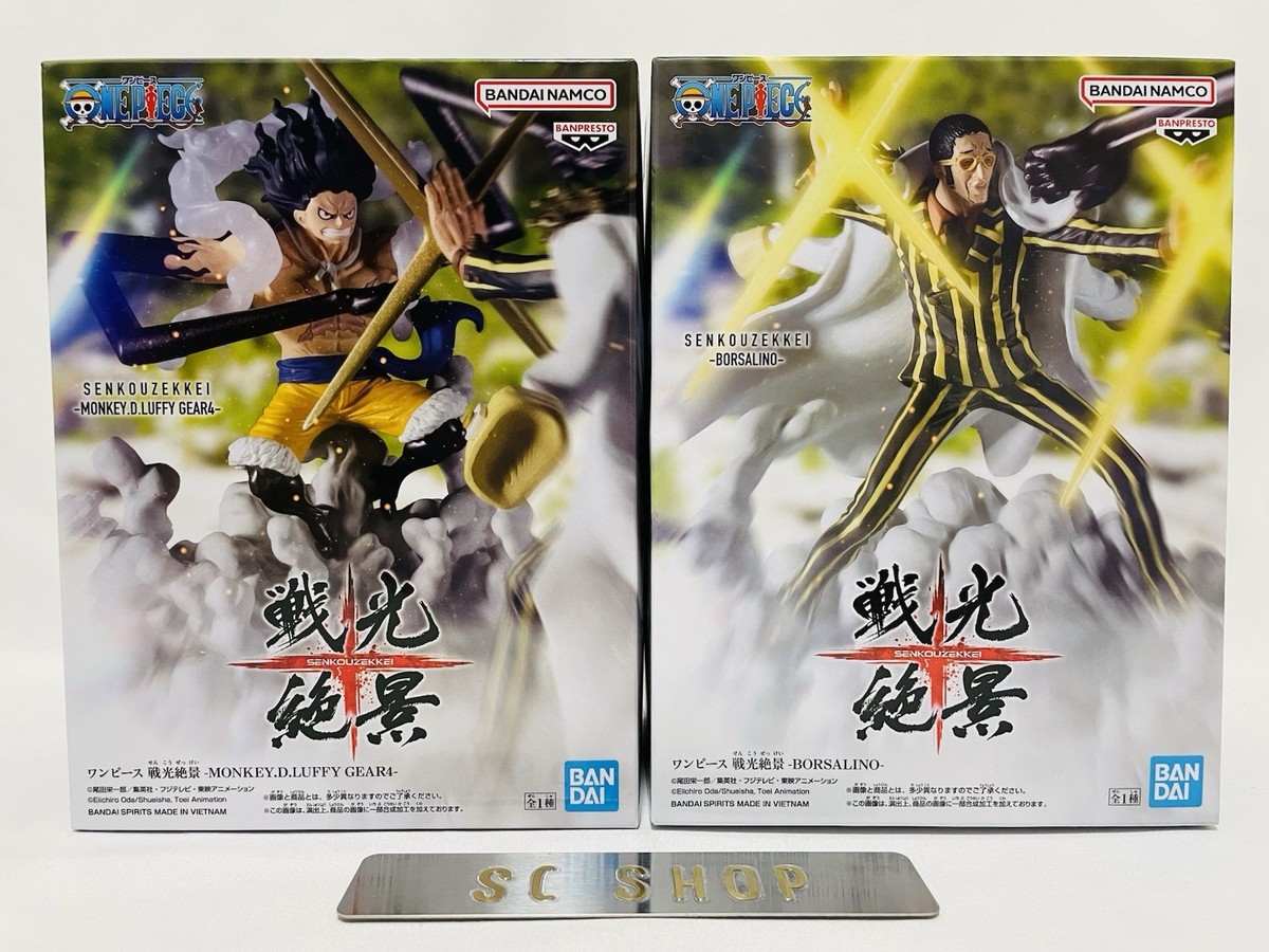 One Piece Monkey D. Luffy Gear 4 Borsalino Senkozekkei Figure NEW