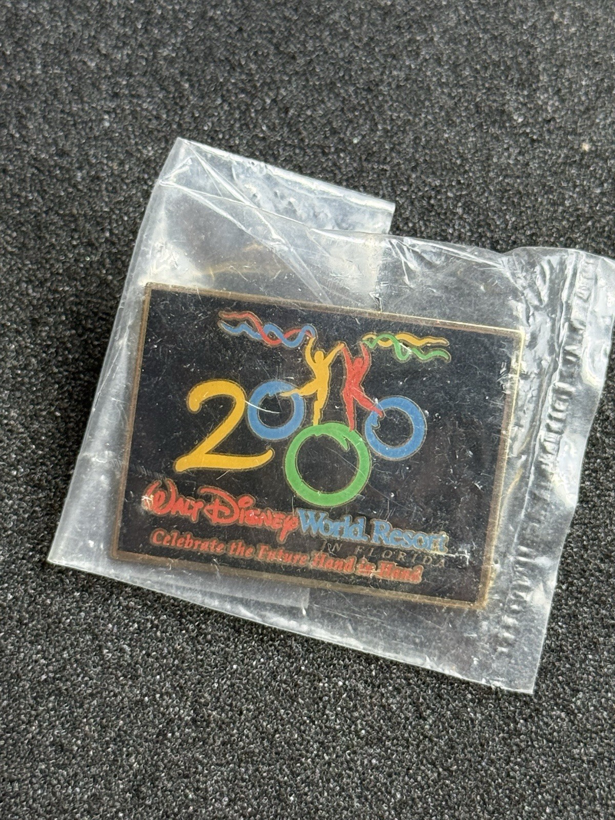 2000 Walt Disney World Resort  " Celebrate The Future Hand In Hand"  Pin