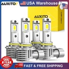 2x / 4x AUXITO 9005 9006 LED Headlight Bulbs High / Low Beam Kit Extremely White