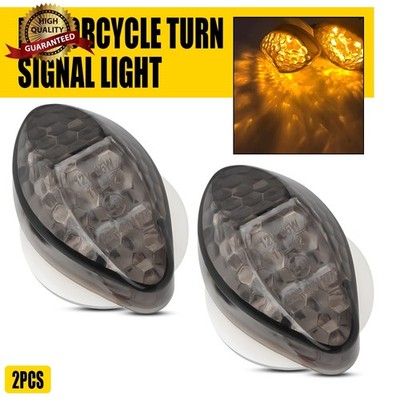 2X LED Flush Mount Turn Signals Blinker Light Amber For Honda CBR 600RR 1000RR