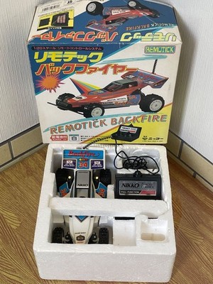 Nikko Radio Control Car 1/20 REMOTICK Back Fire White W/BOX F/S FEDEX