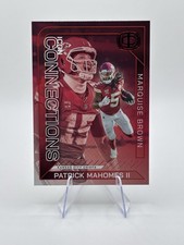 Panini 2025 Icon Connections Mahomes II Brown Chiefs Football Insert IC-11 RED 