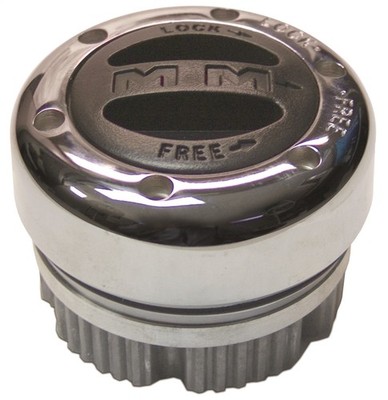 Mile Marker 302 Street Master Manual Hub - 19 Spline Chrome
