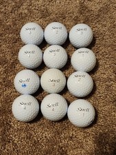 12 Dozen Snell MTB Black X Golf Balls Lot