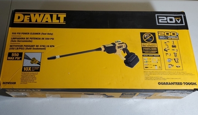 #ad #ad DeWALT DCPW550 20V MAX 550 PSI Cold Water cordless power cleaner Missing a tip $86.00