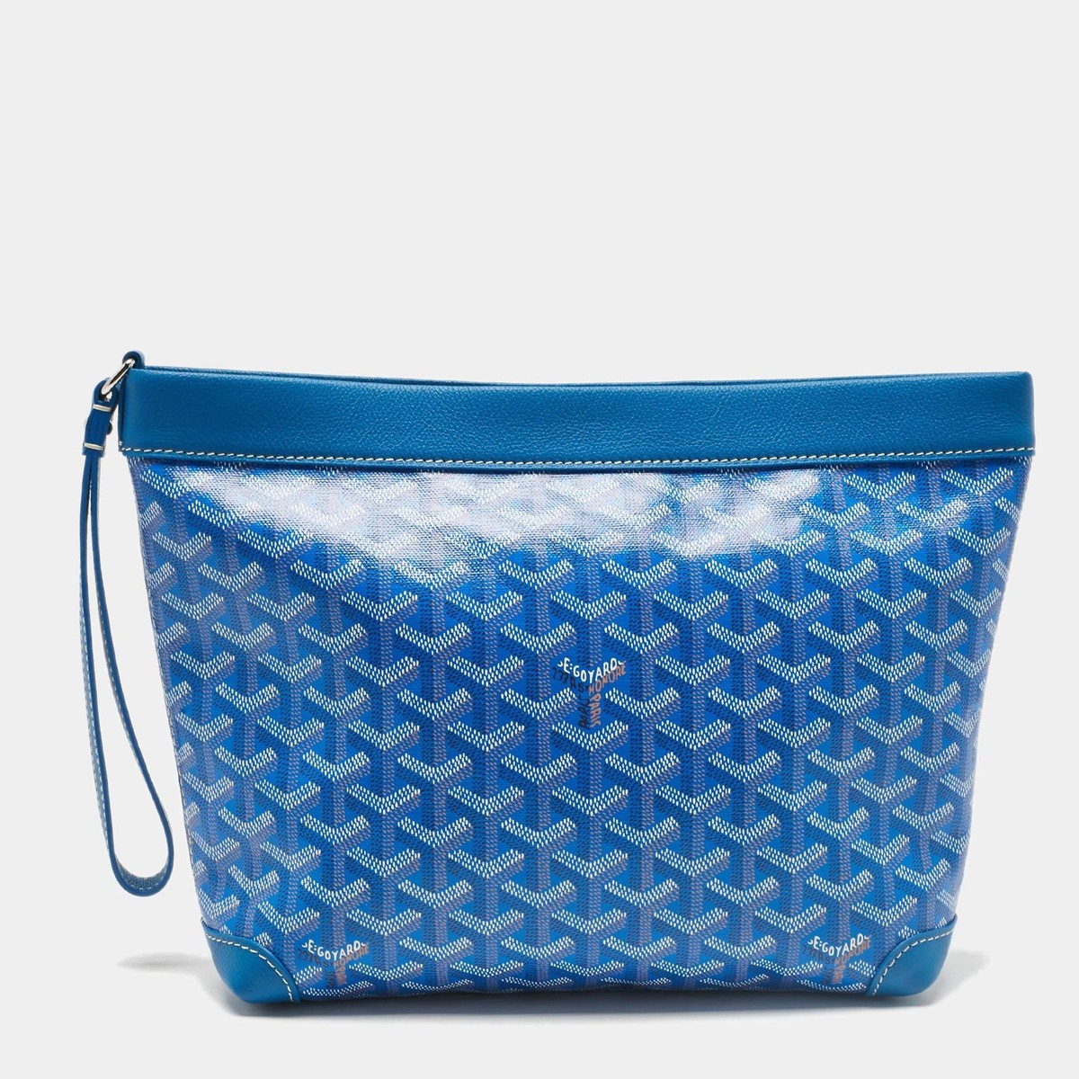 GOYARD ゴヤール Blue ハンドバック【ジャンク品】 ジャンク品】GOYARD ゴヤール Blue ハンドバック GOYARD（トートバッグ