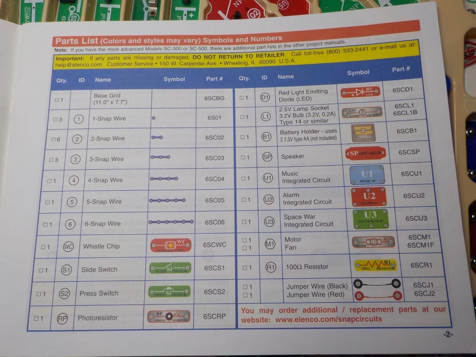 Snap Circuits Pro -huge kit, 500 projects age 8 -108 missing 1 black jumper wire - Image 4 of 4