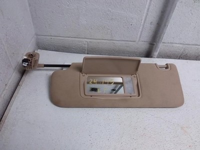 2023 ACURA MDX Driver Left Side Tan Cloth Sun Visor with Lighted Mirror OEM
