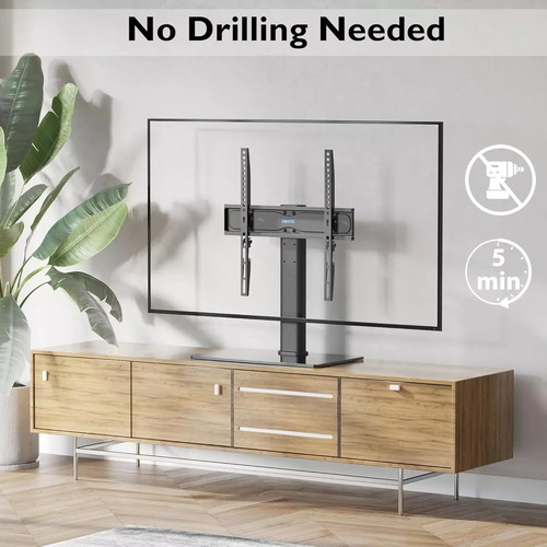 BONTEC TV Standfuß TV Ständer Universal Höhenverstellbar Für 26-55 Zoll LCD LED - Bild 4 von 10