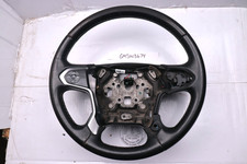Gmc 2014-19 Sierra Chevrolet Silverado Tahoe Yukon Black Leather Steering Wheel