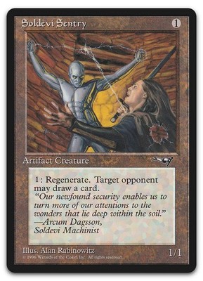 Soldevi Sentry #176 (NM) Alliances ALL Magic MTG