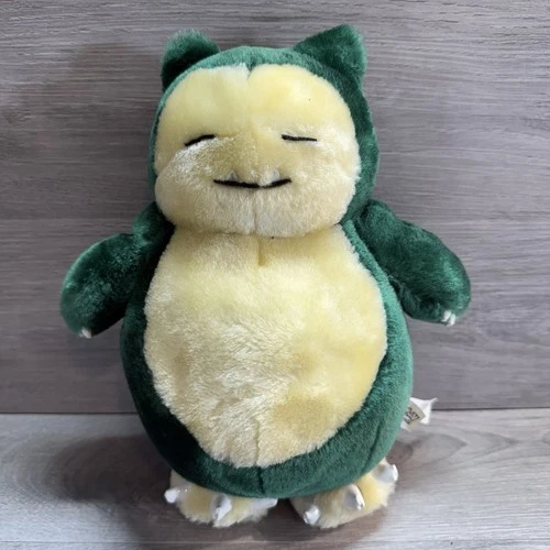 Vintage 1999 Pokémon Snorlax Plush Stuffed Toy Nintendo Play By Play