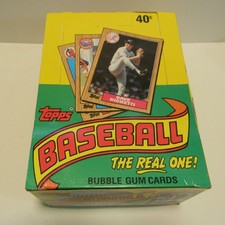 1987 TOPPS BASEBALL FULL BOX OF 36  WAX PACKS UNOPENED OUT OF A NEW CASE