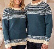 Vintage Alpaca Pullover Sweater - Made in Peru - Size L - Unisex