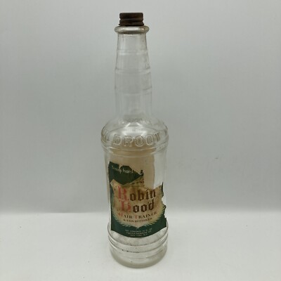 Barber Shop Bottle--Wildroot Robin Hood hair trainer bottle