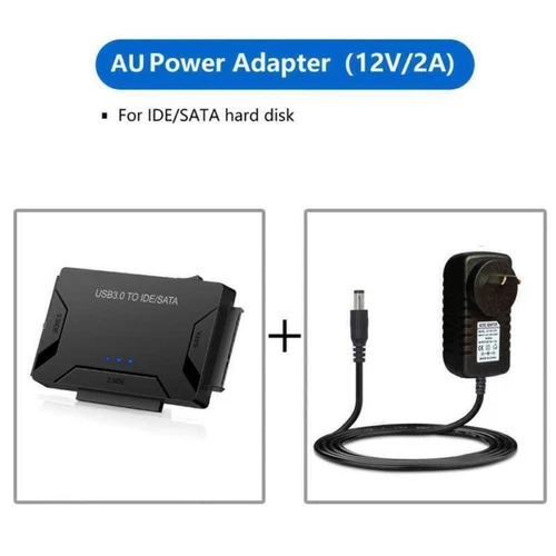 Zilkee Ultra Recovery Converter USB3.0 to SATA/IDE Hard-Drive Cable Disk Adapter - Picture 4 of 12