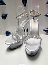 Women Sandals Summer High Heels Glitter Stiletto Platform Pole Party Nightclub