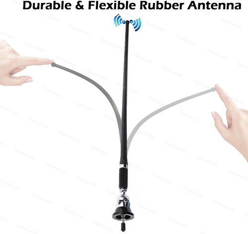 17" Car Antenna Radio AM/FM Antena Roof Mast Long Whip style For Toyota - Picture 3 of 10