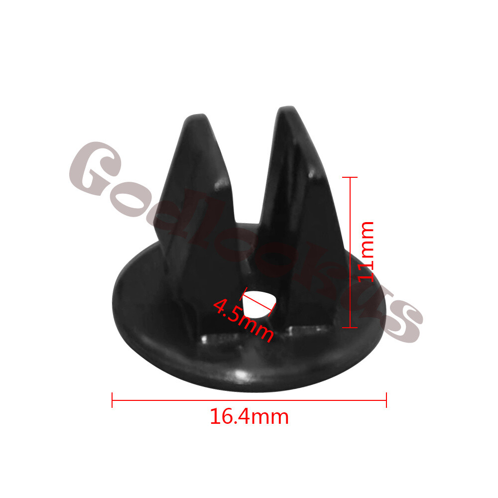 10X 8684822000 Fit For Hyundai Kia Black Plastic Fender Apron Screw