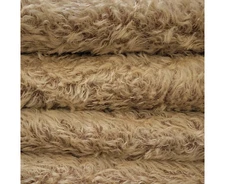 1/6 yd 325H Golden Dark Back INTERCAL 5/8" Semi-Sparse Heirloom Finish Mohair