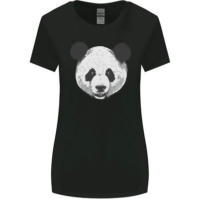 A Panda Bear Face Damen T-Shirt breiter geschnitten