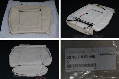 7018446 Sitzbezug KOMFORT Sitz Leder ''Club'' Creambeige NEU OEM BMW 7er E65 E66
