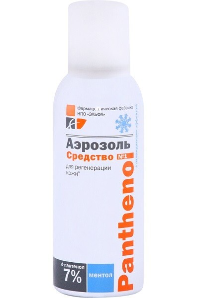 Panthenol Foam Spray 7% Cooling Effect SOS Sunburn Regeneration Skin 150ml / 098