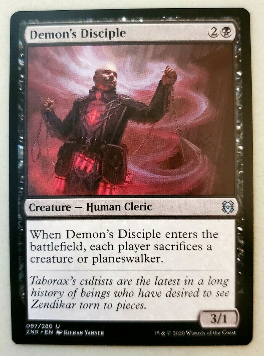 1x Demon's Disciple Zendikar Rising MTG Magic the Gathering NM | eBay