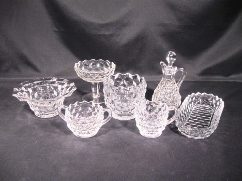 Fostoria American Serving Group 7 pieces - Picture 3 of 12