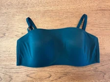 Victoria's Secret Ivy Green LARGE Love Cloud Wireless Strapless Lounge Bra