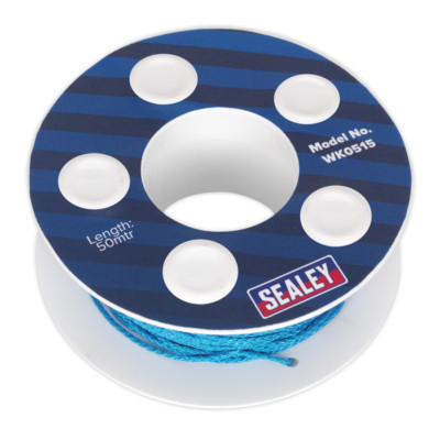 Sealey WK0515 Scheibenschneidedraht 50m - Nylon