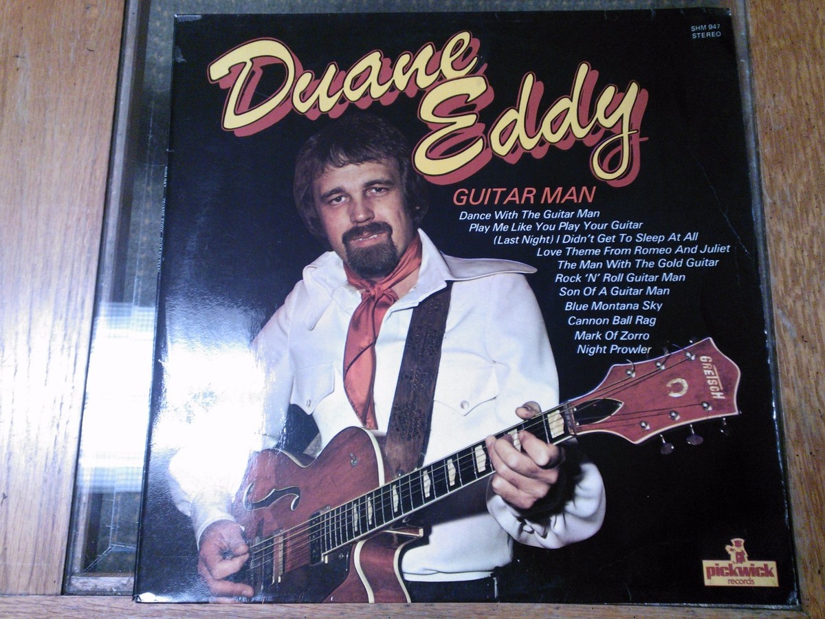 Duane Eddy Guitar Man UK SMH 947 VG+/VG+ & 45rpm Rebel Rouser b/w