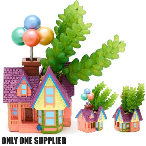 Casa con globos planta en maceta Carl Ellie artificial falso Disney Store - Imagen 5 de 5