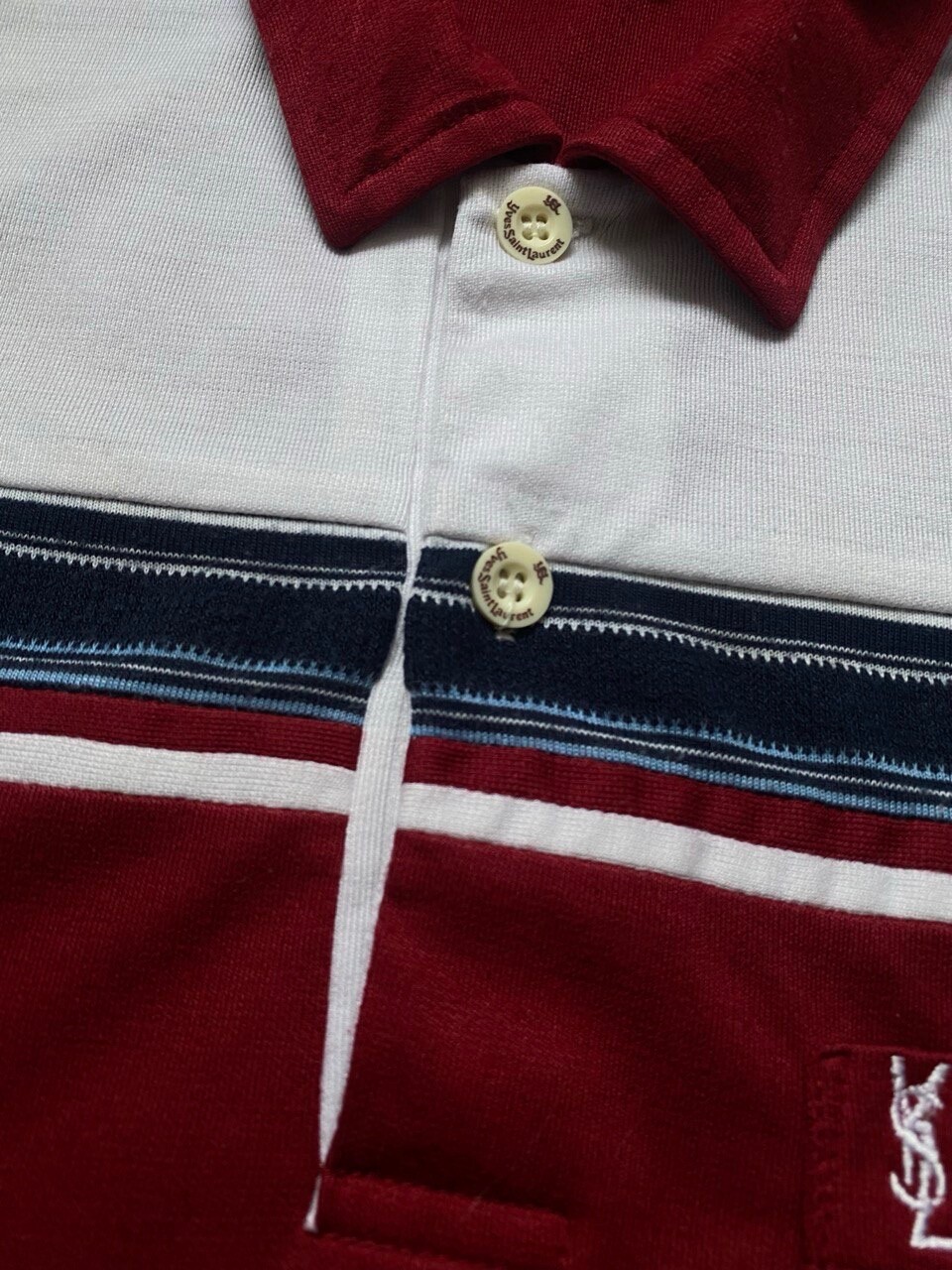 Polo YSL Yves Saint Laurent made in France Vintage taglia:M