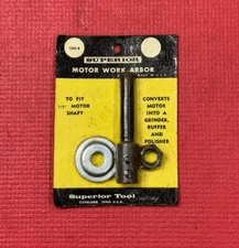 Vintage Superior Tool Company 1220-B NEW Motor Work Arbor Sealed NOS Made in USA