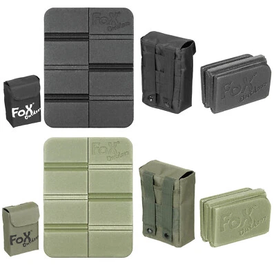 FOX Outdoor Thermo Sitzkissen faltbar Molle Tasche Sitzunterlage Thermokissen