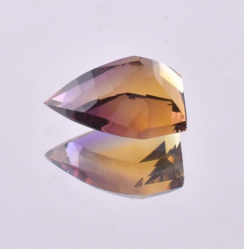 Flawless Natural 18 x 14 Bi-Color Bolivia Ametrine Untreated Gems GIT Certified - Foto 6 di 6