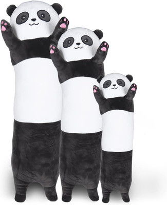 Panda Plush Body Throw Pillow, 43.3'' Long Panda Stuffed Animal Pillow, Kawaii So