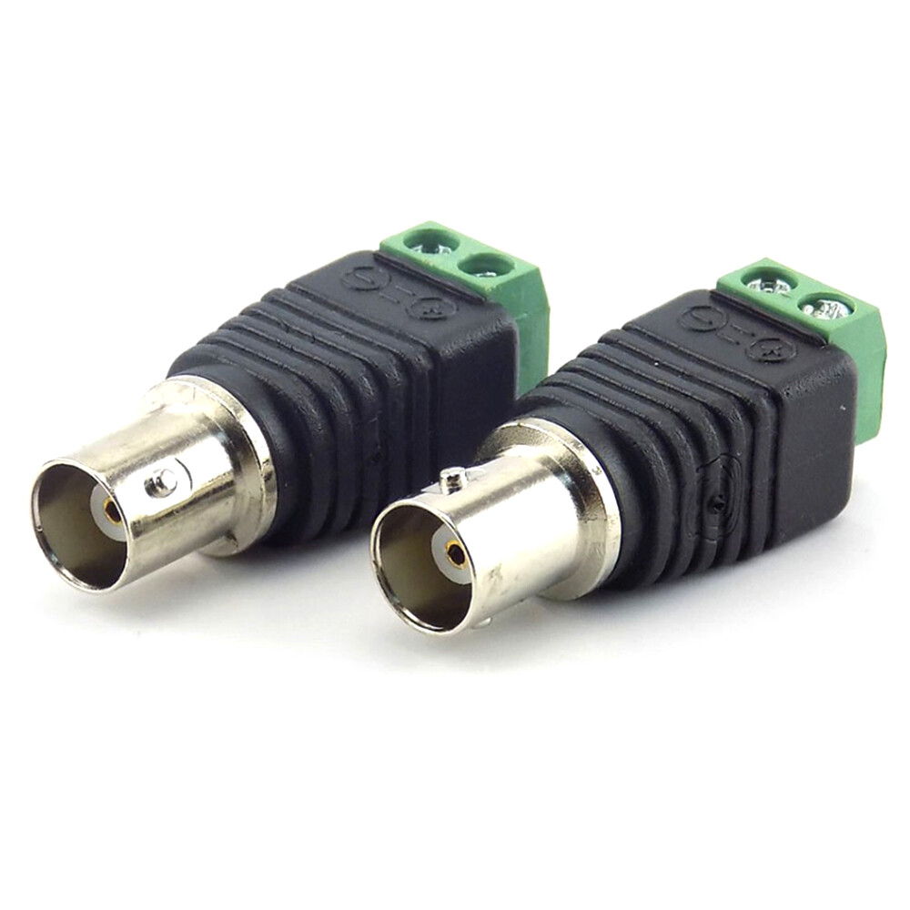 10 x For CCTV Camera Male/Female BNC Connector Video Balun Connector
