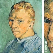 32W"x40H" SELF PORTRAIT WITHOUT BEARD by VINCENT VAN GOGH CHOICES of CANVAS