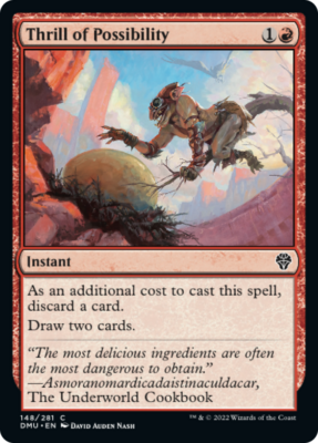 x1 Thrill of Possibility DMU MTG 148/281 COMMON M/NM 1x