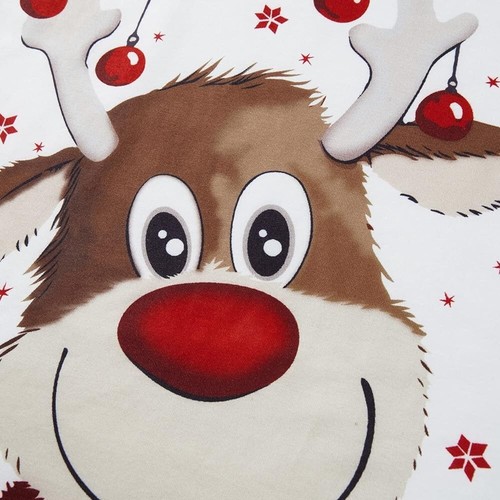 Womens Christmas Reindeer Pajamas PJs Set Xmas Sleepwear Nightwear Medium Plaid - Picture 2 of 3