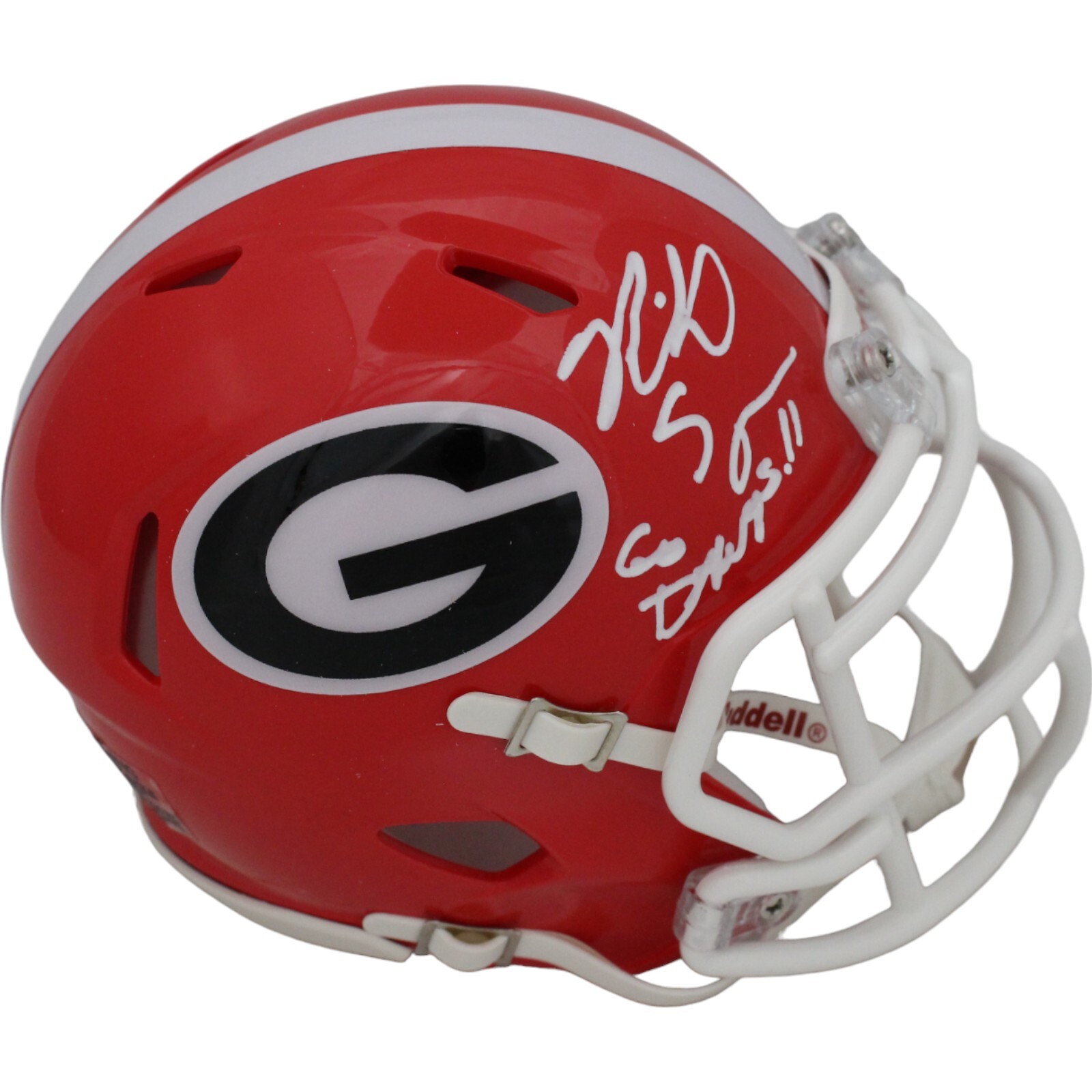 Richard Seymour Autographed Signed Georgia Bulldogs Mini Helmet "Go Dawgs" Beckett 