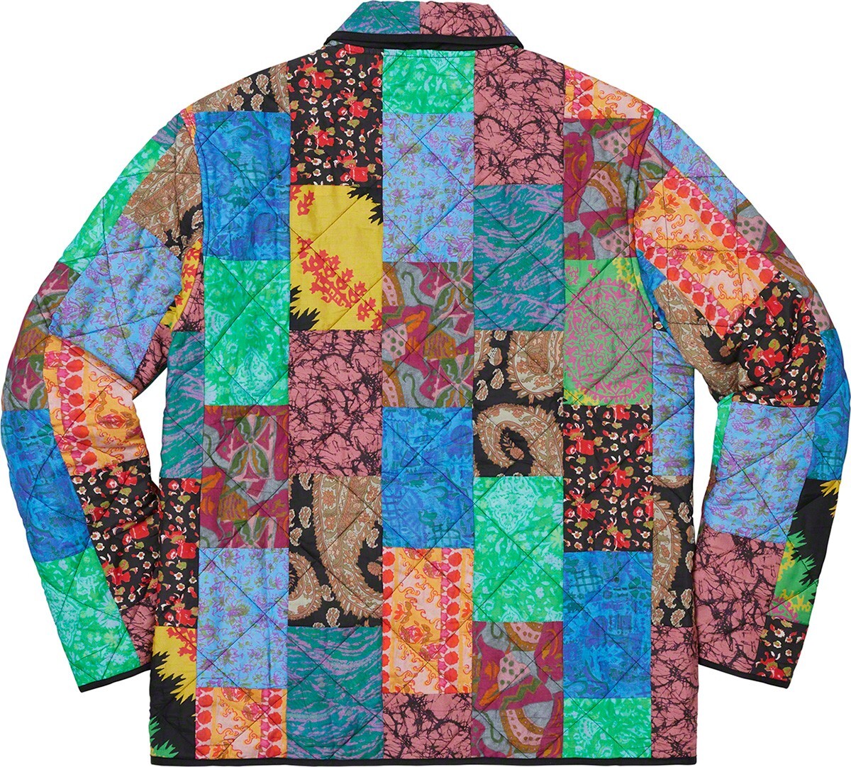 Supreme Reversible Patchwork Quilted Jackets Medium DS Authentic M