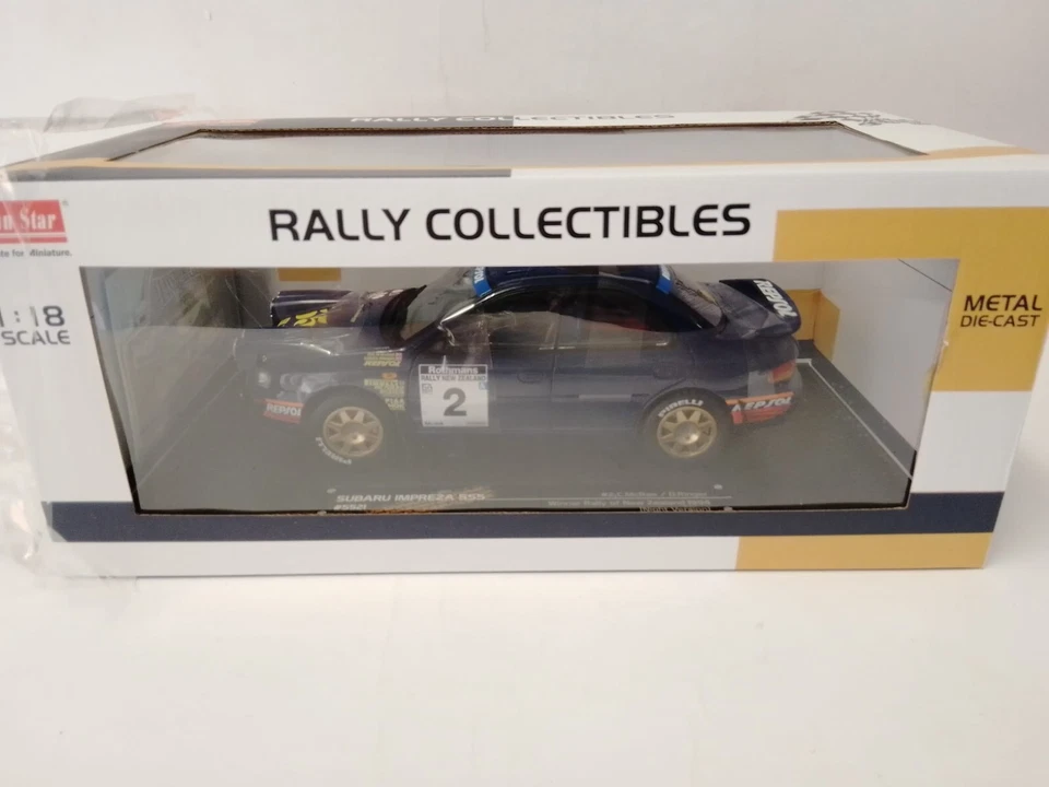 Sunstar Subaru Impreza 555 #2 McRae winner New Zealand 1994 NIGHT 1/18 5521 - Immagine 2 di 3