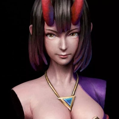 Bust of Kasumi Woman Warrior Resin Garage Kits GK Figure Unpainted Unassembled